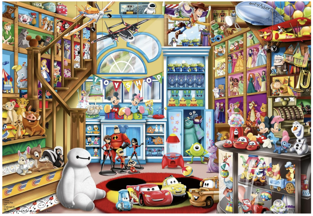 Disney pixar toy store puzzle